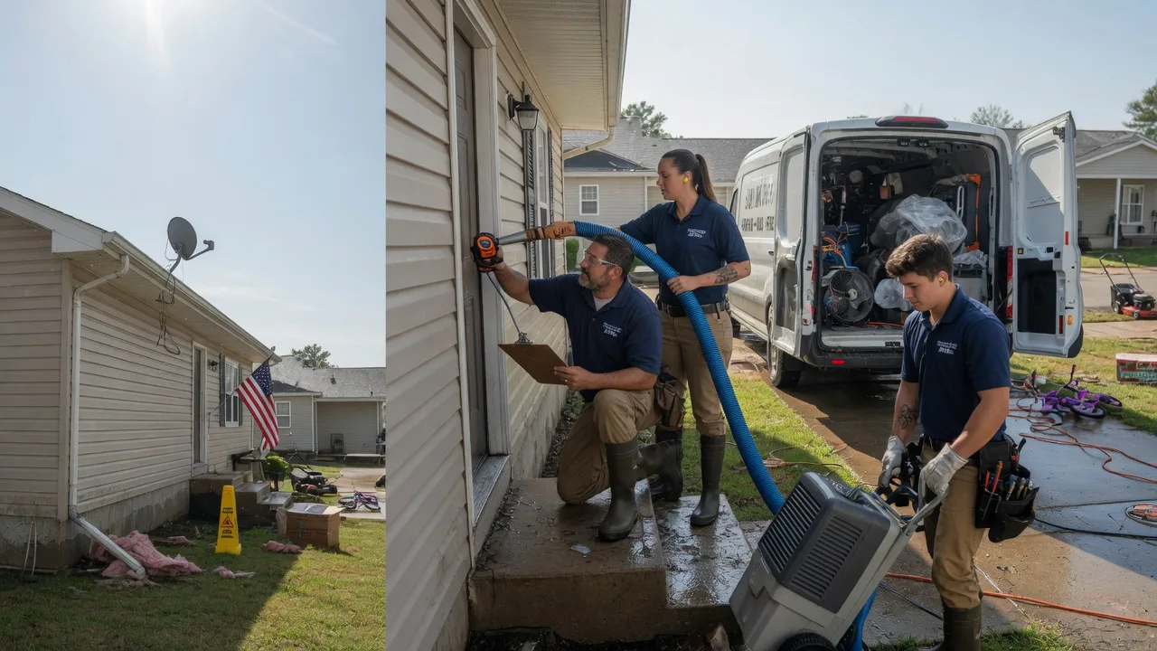 Ceiling Water Damage Restoration in West Baldwin, ME near me